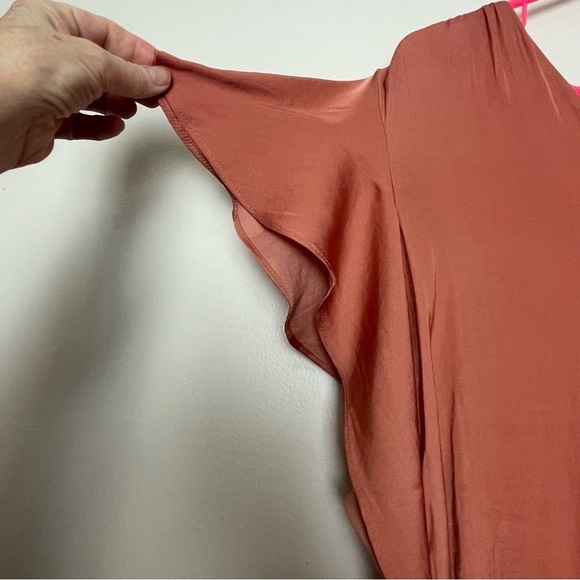 Naked Zebra Blouse – Orange – Size Small - Picture 2 of 9